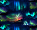 Landscape Medley - Northern Lights - Black