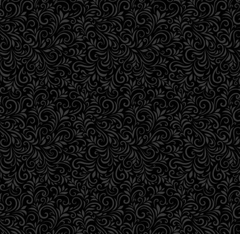 Strawberry Fields Tone-On-Tone - Black