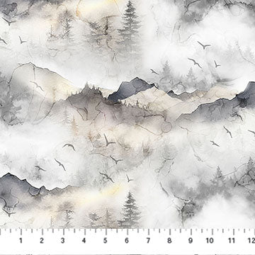 Misty Morning - Grey Mountains