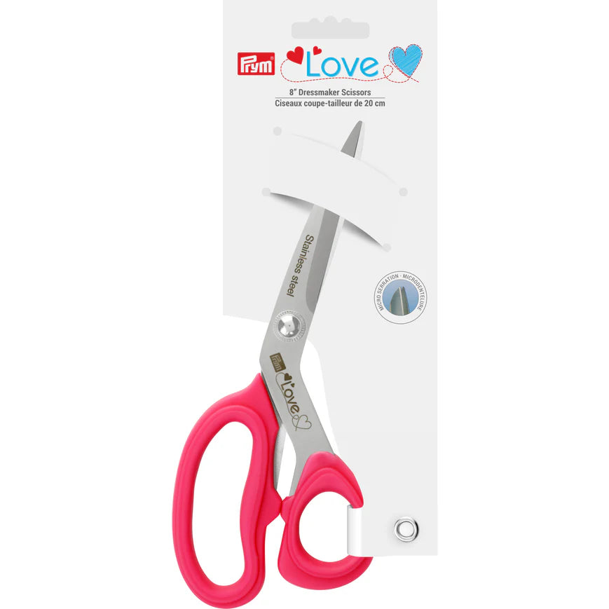 Prym 8" Dressmaker Scissors, Stainless Steel