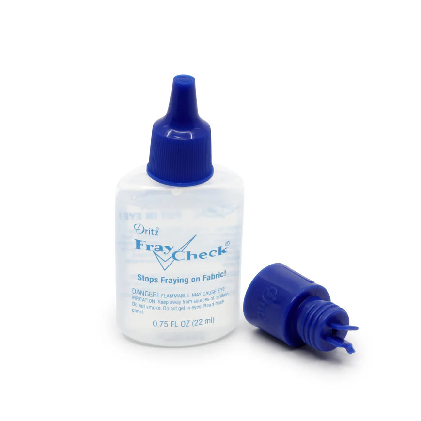 Dritz Fray Check Liquid Seam Sealant with Fabric Guide Applicator