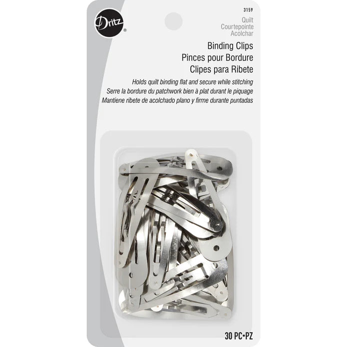 Binding Clips, Silver, 30 pc