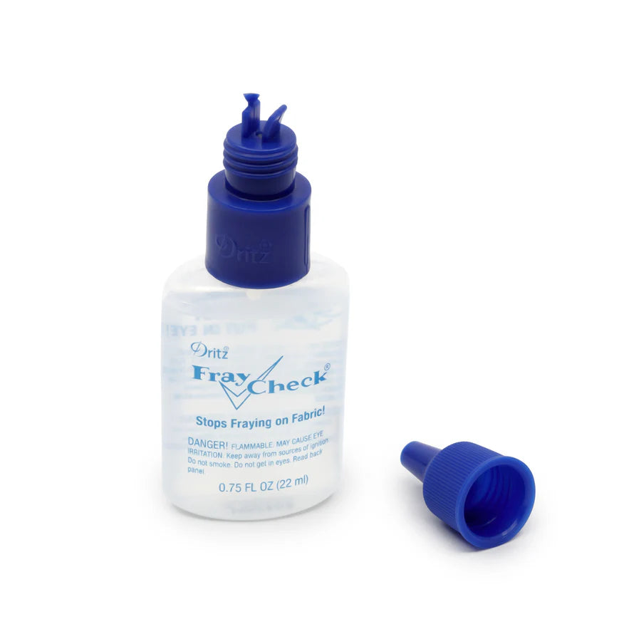 Dritz Fray Check Liquid Seam Sealant with Fabric Guide Applicator