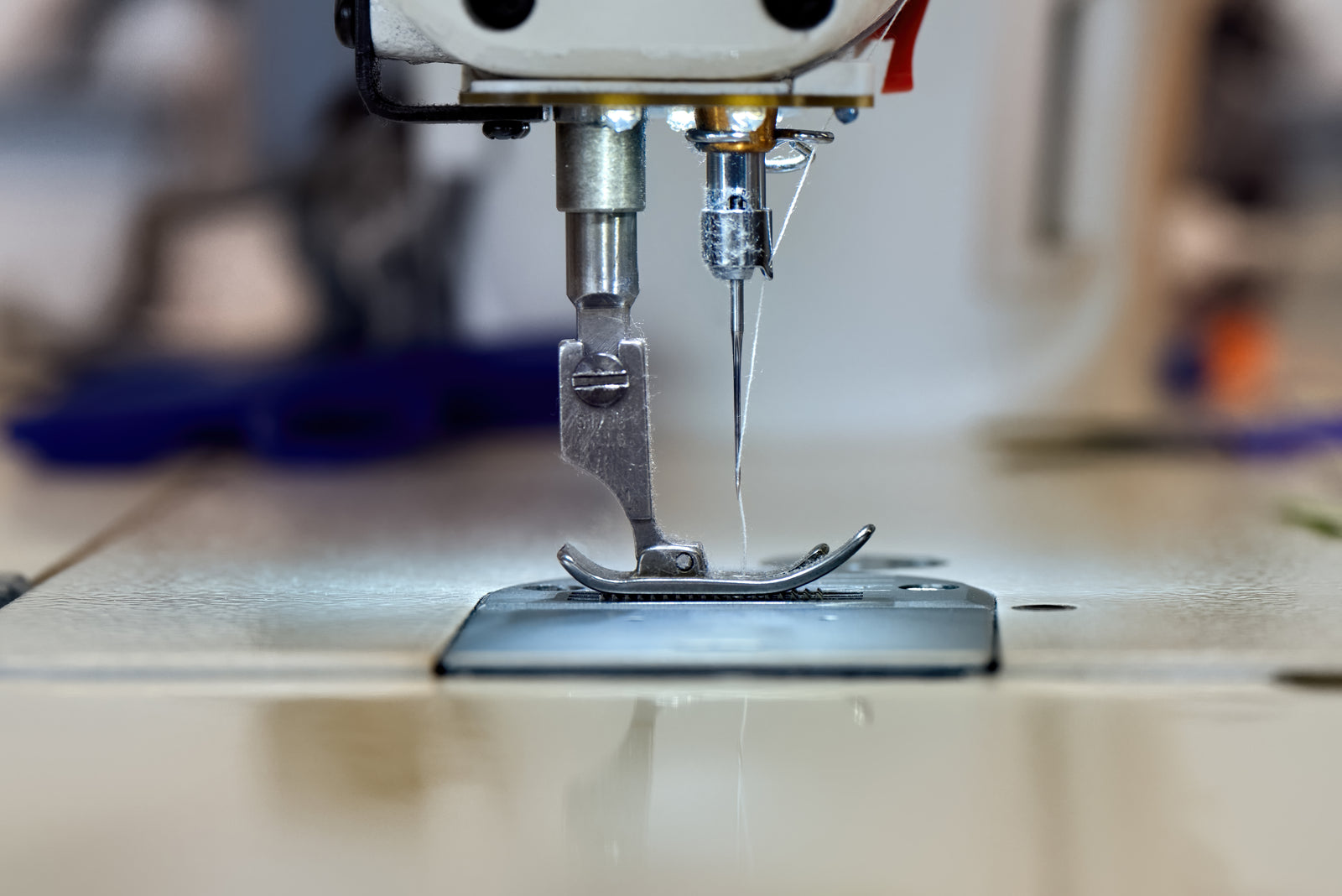 Sewing machine repair detail