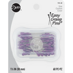 1-1/2" Easy Grasp Pins, Purple, 60 Pieces